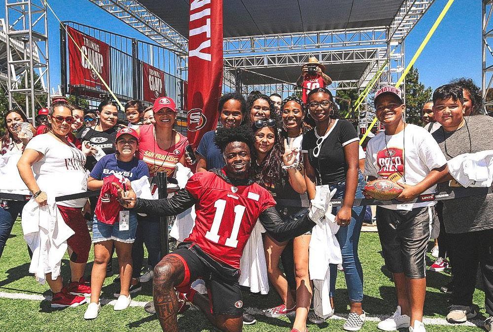 San Francisco 49er’s Community Welcome WANDA Moms